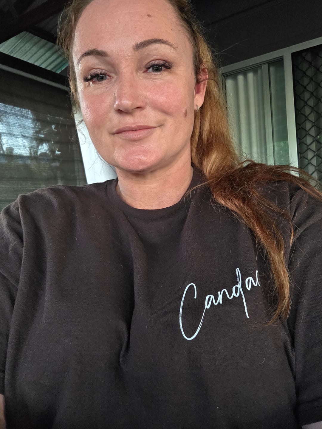 Customer photo review of Stand With Candace Global T-Shirt