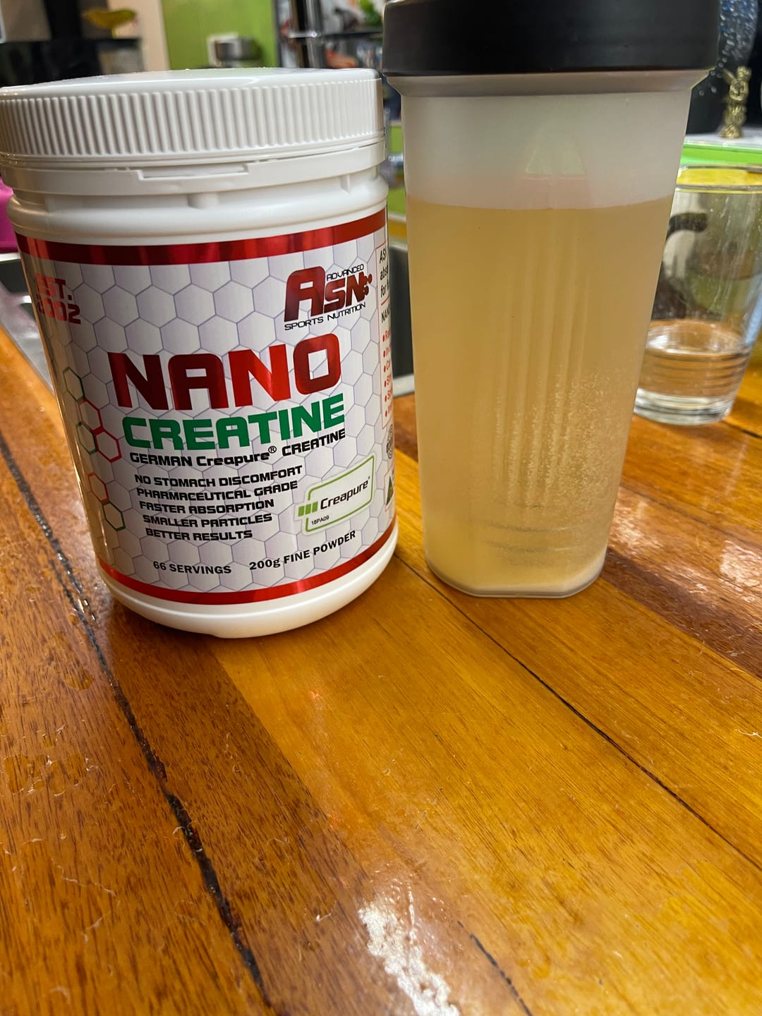 Customer photo review of Nano Creatine German Creapure Creatine 100%