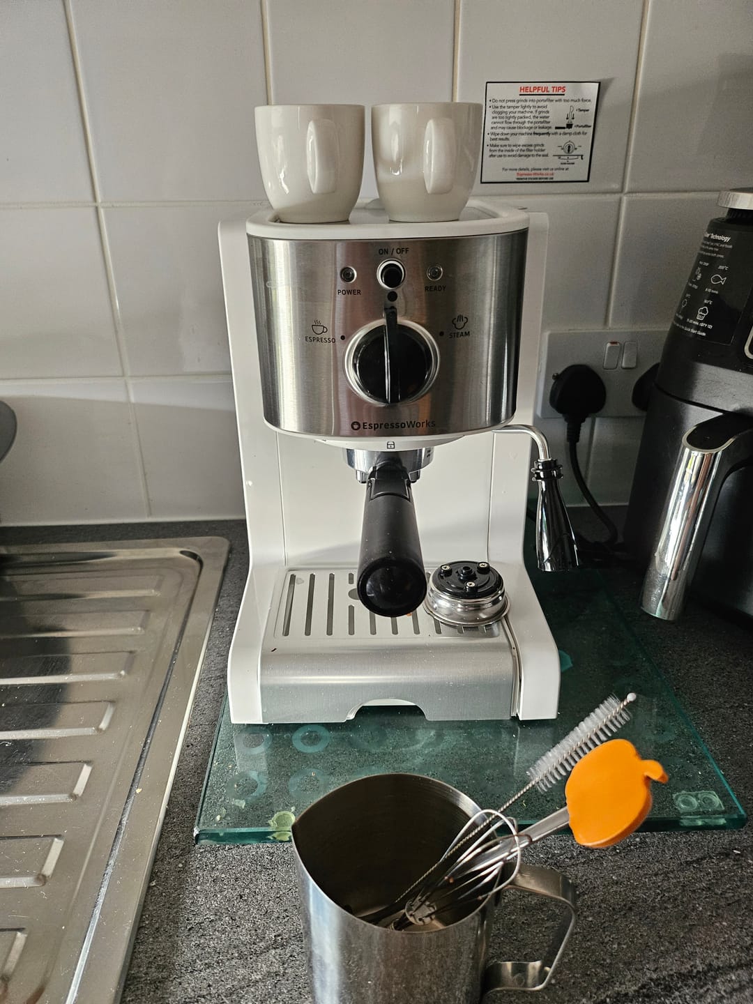 Customer photo review of 7-Piece EspressoWorks All-In-One Set - White