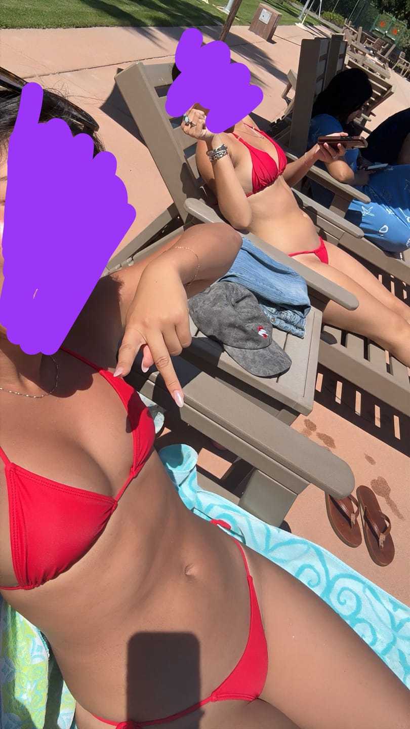 Customer photo review of 001 Bikini Bottoms - Siren Red