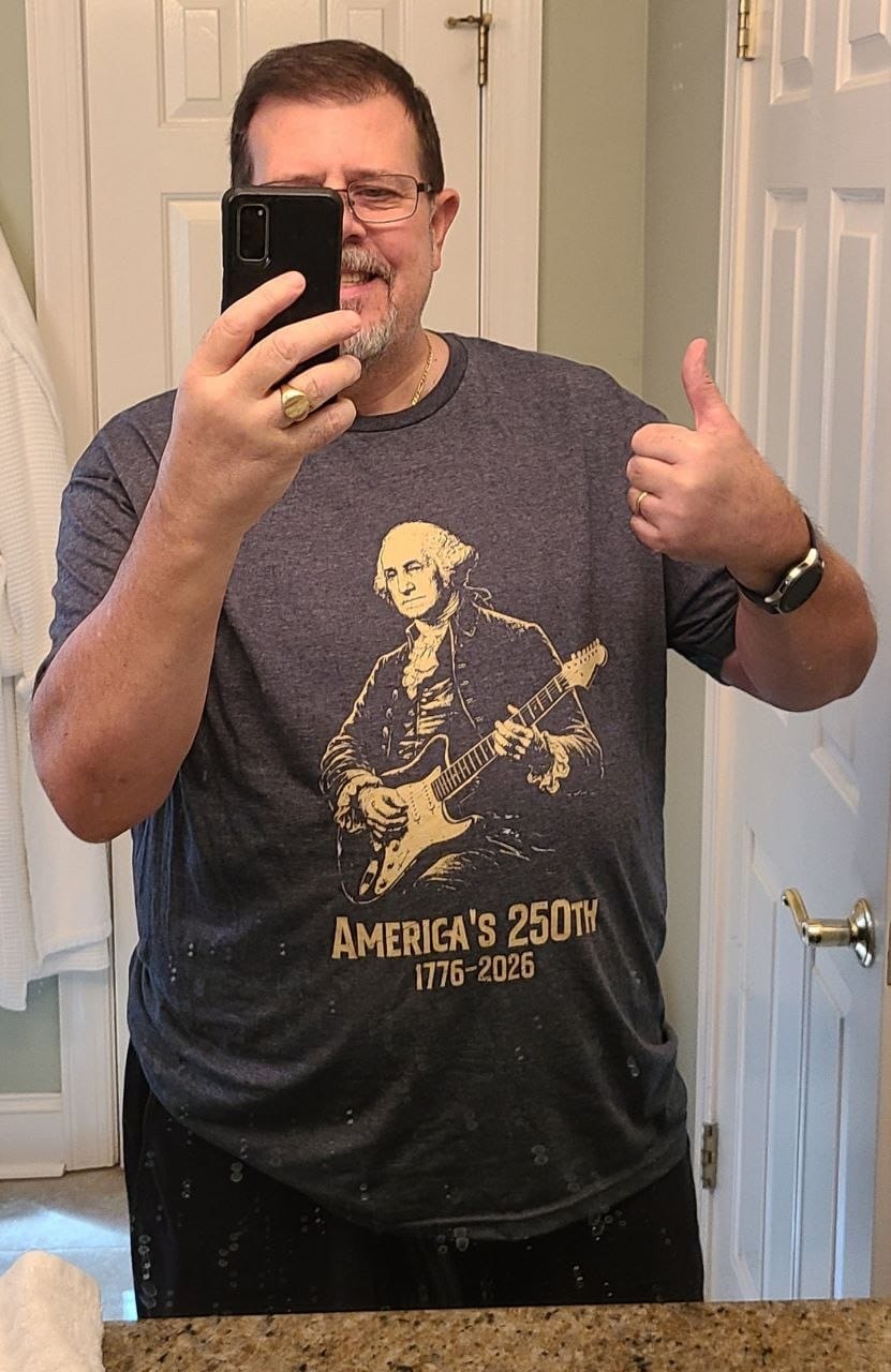 Customer photo review of Washington 250 T-Shirt