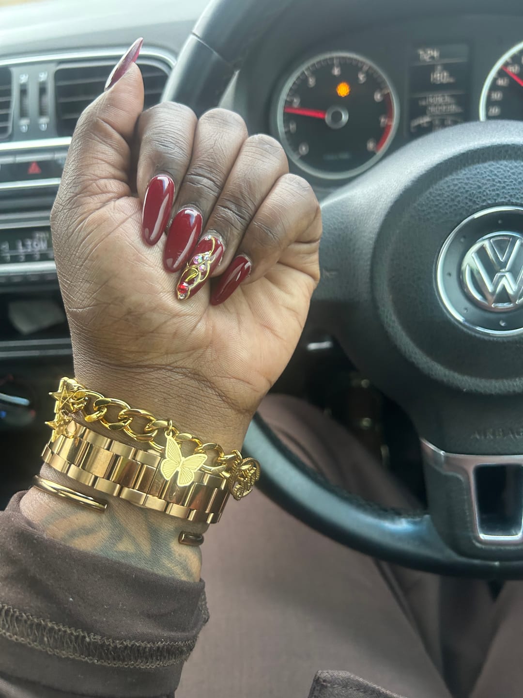 Customer photo review of Gold  Era Charm Bracelet