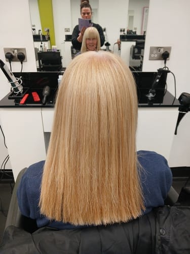 Customer photo review of At-home keratin treatment