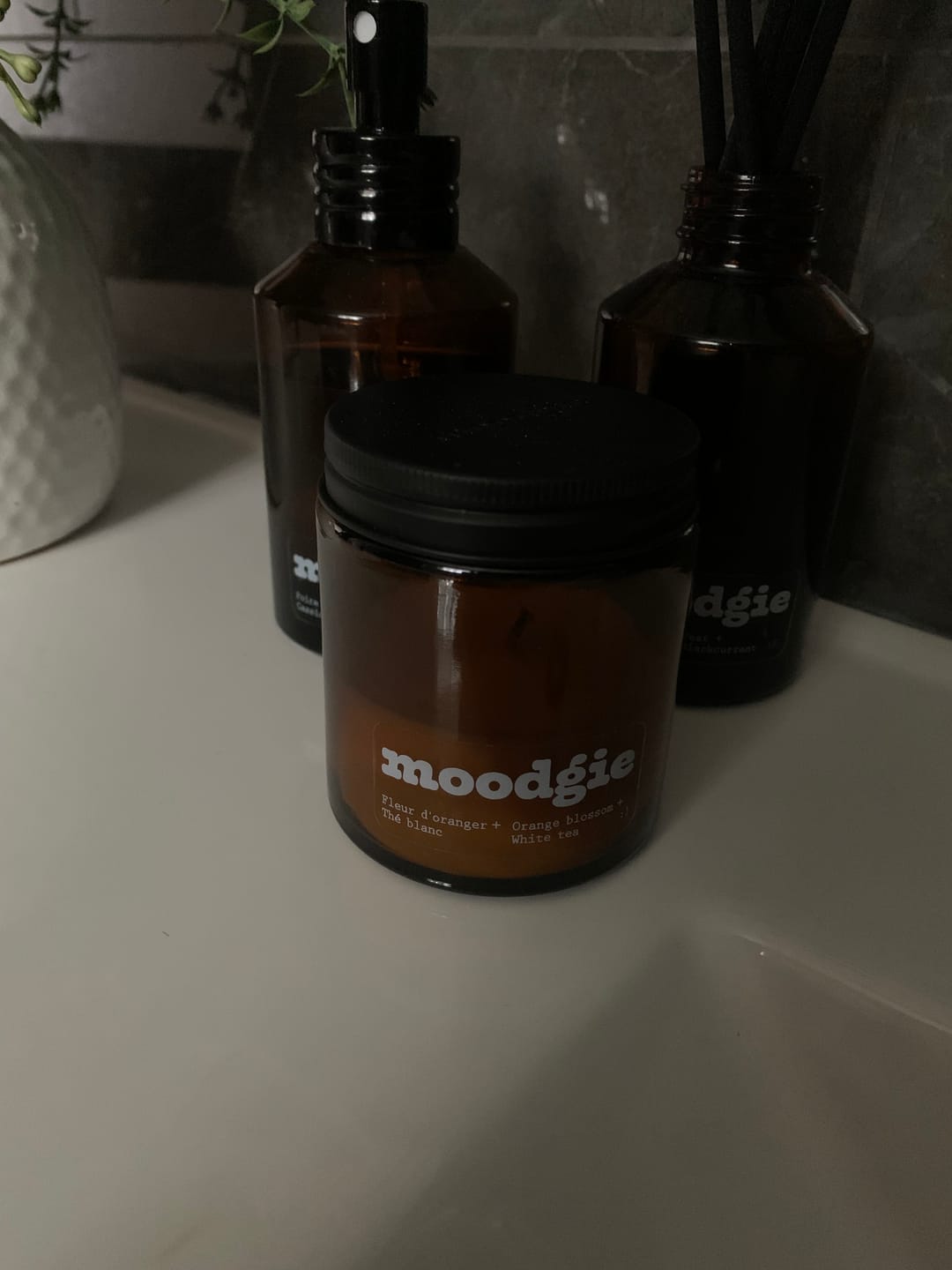 Customer photo review of Bougie - Fleur d'oranger + Thé blanc