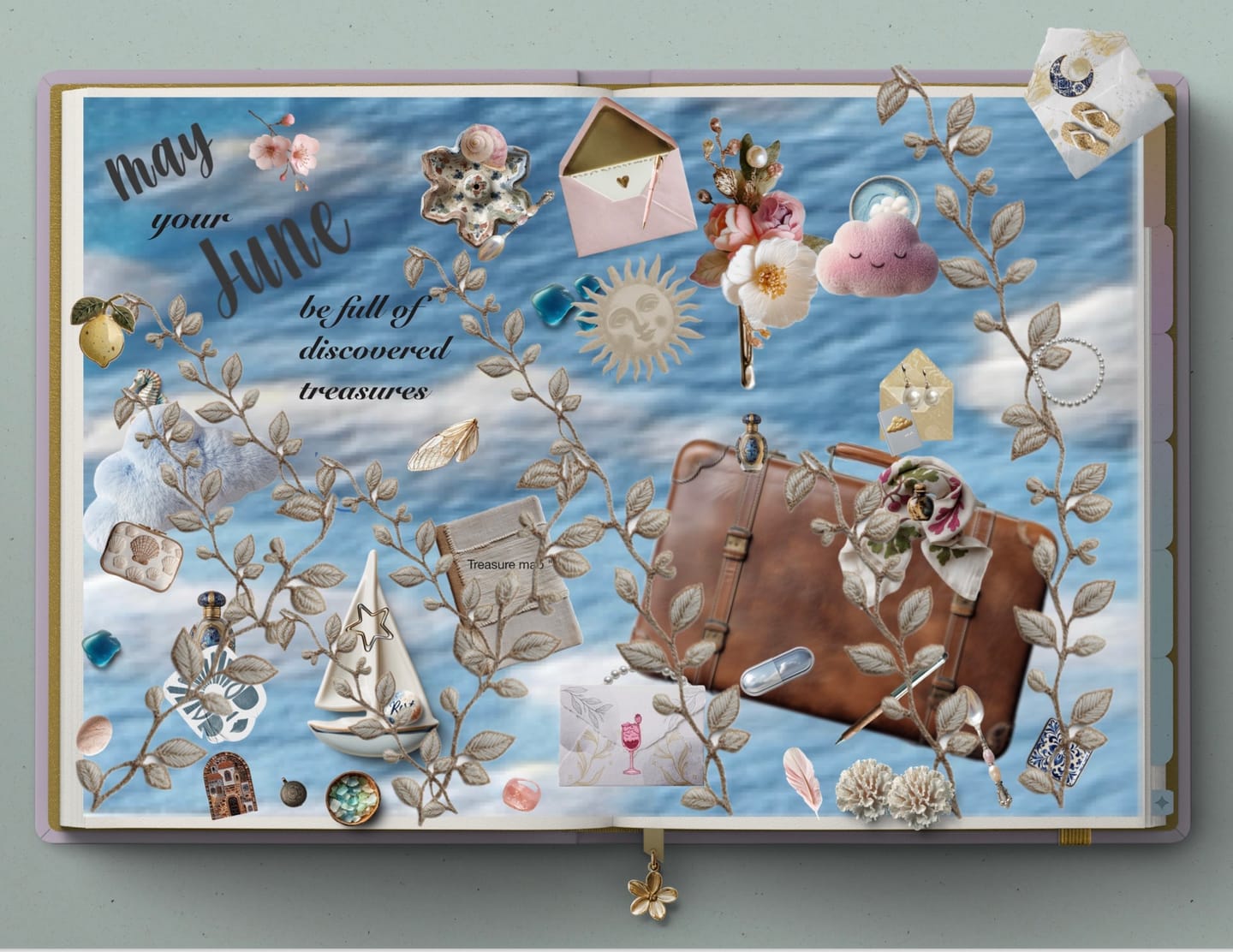 Customer photo review of Cloud-inspired Realistic Digital Stickers Kit