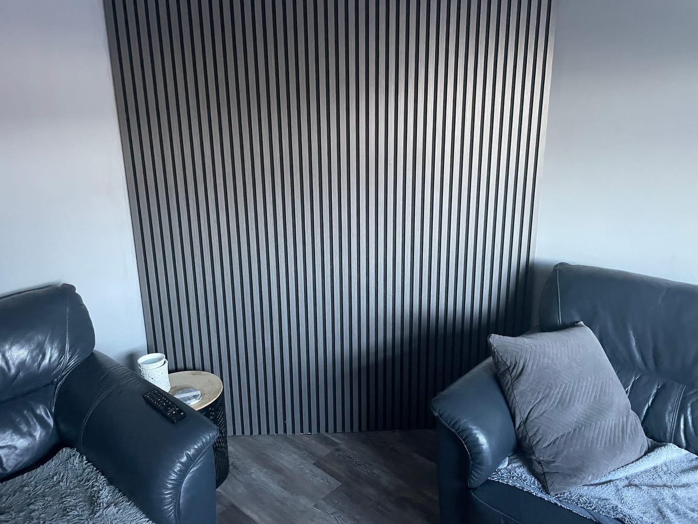 Customer photo review of Premium Acoustic Wall Panels - Dark Grey