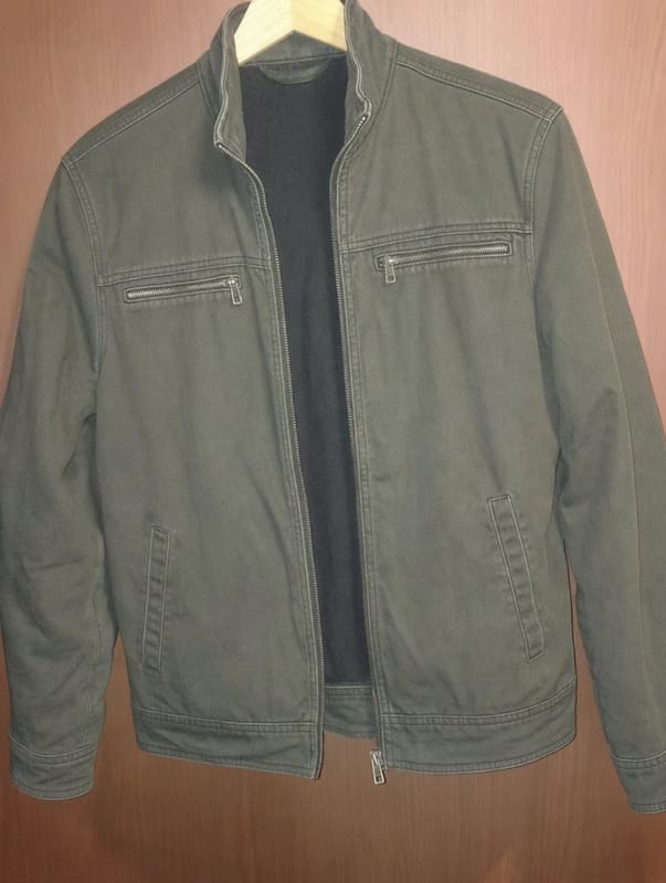 Customer photo review of Valmont Vintage Olive Field Jacket - Cross & Crown