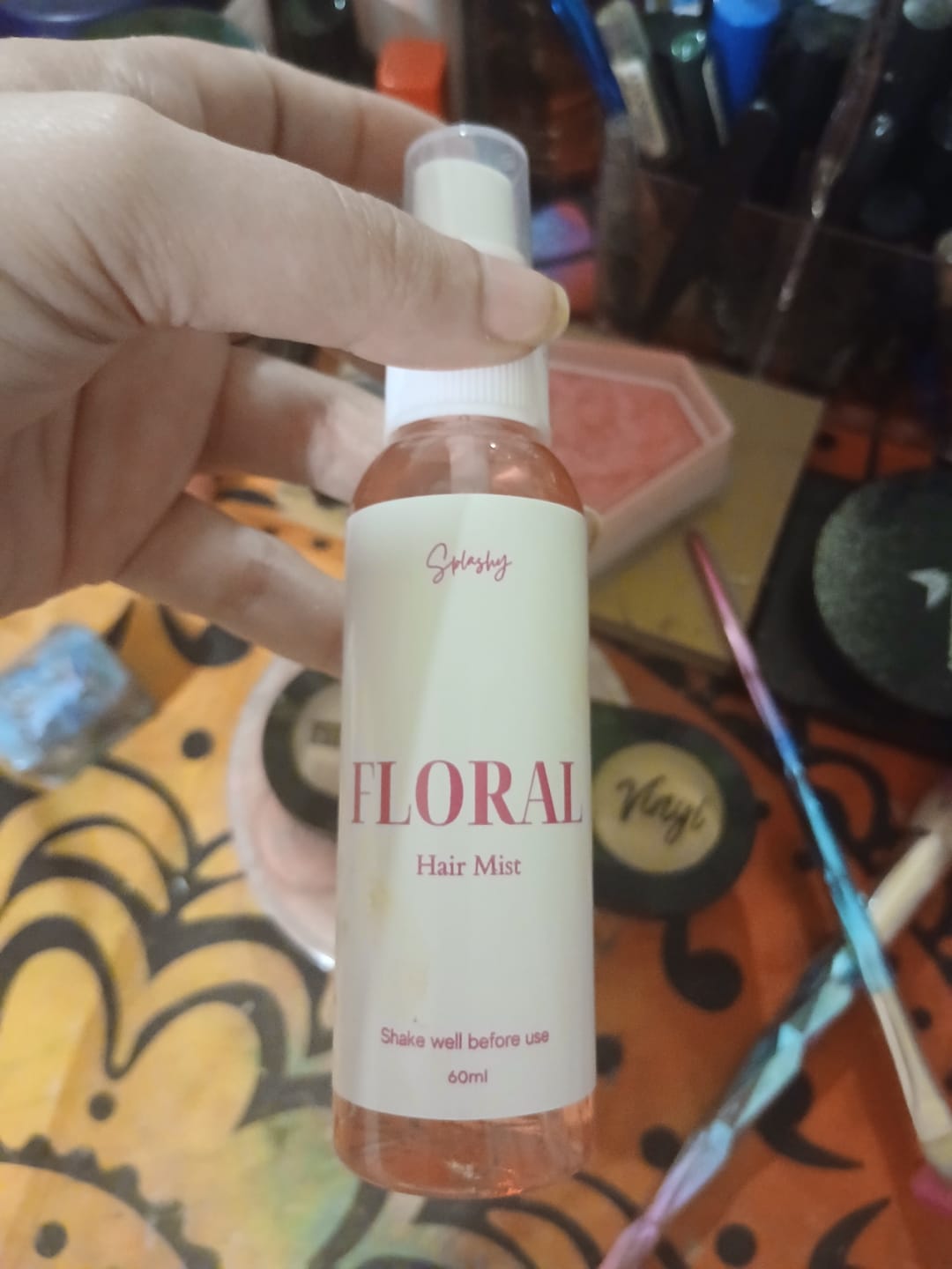 Customer photo review of Splashy™ Hair Mist