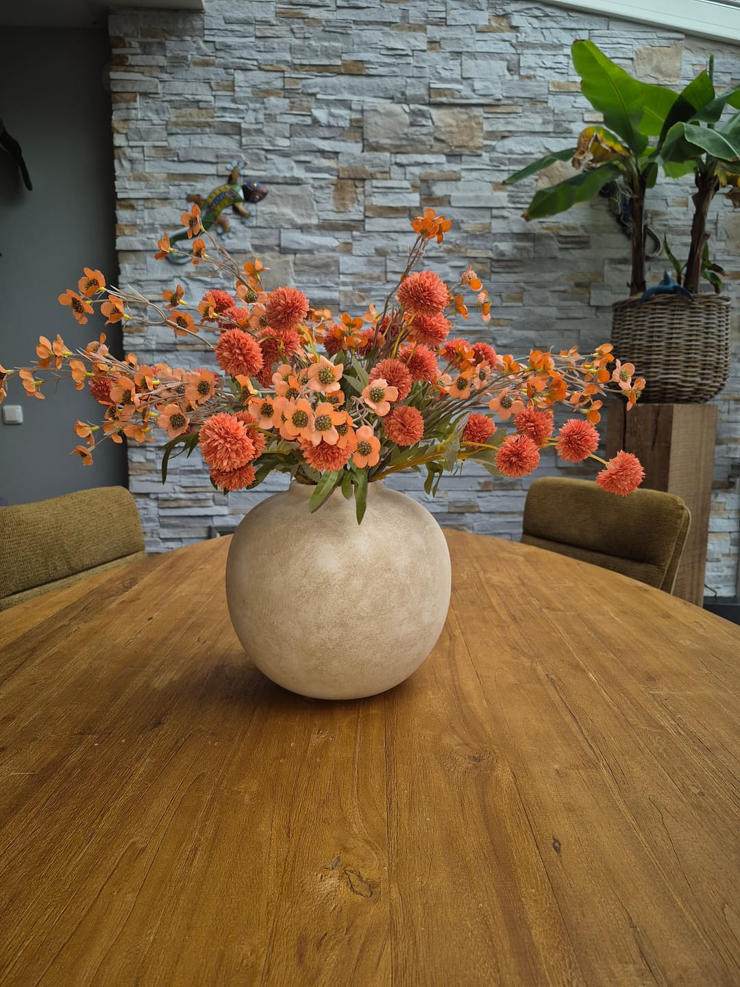 Customer photo review of Wax Arrangement - Terracotta