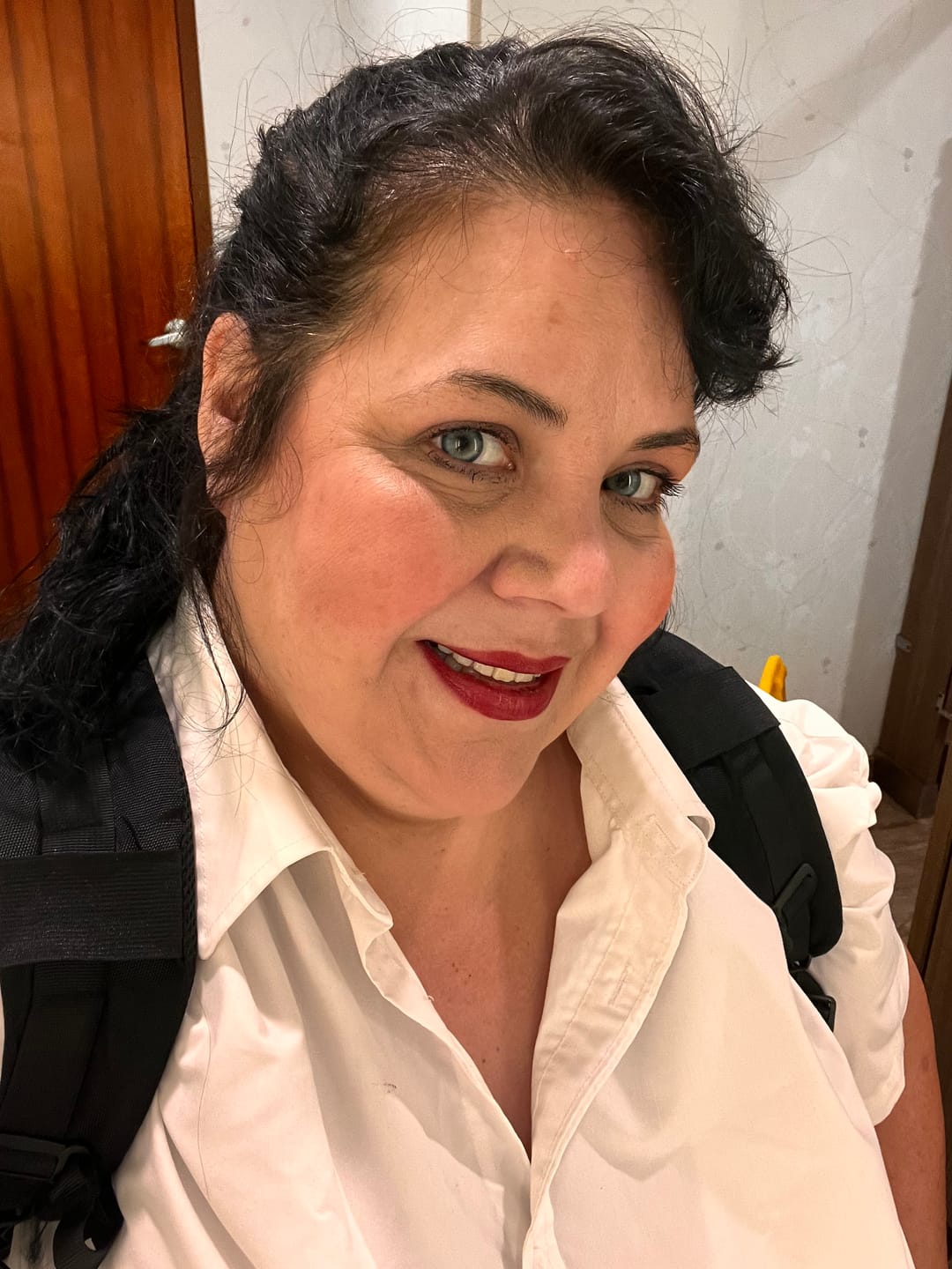 Customer photo review of Goldie Gray Prescription Colored Contact Lenses