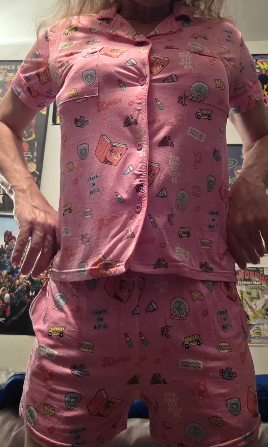 Customer photo review of Mean Girls: So Fetch Bamboo Women's Pajama Short Set