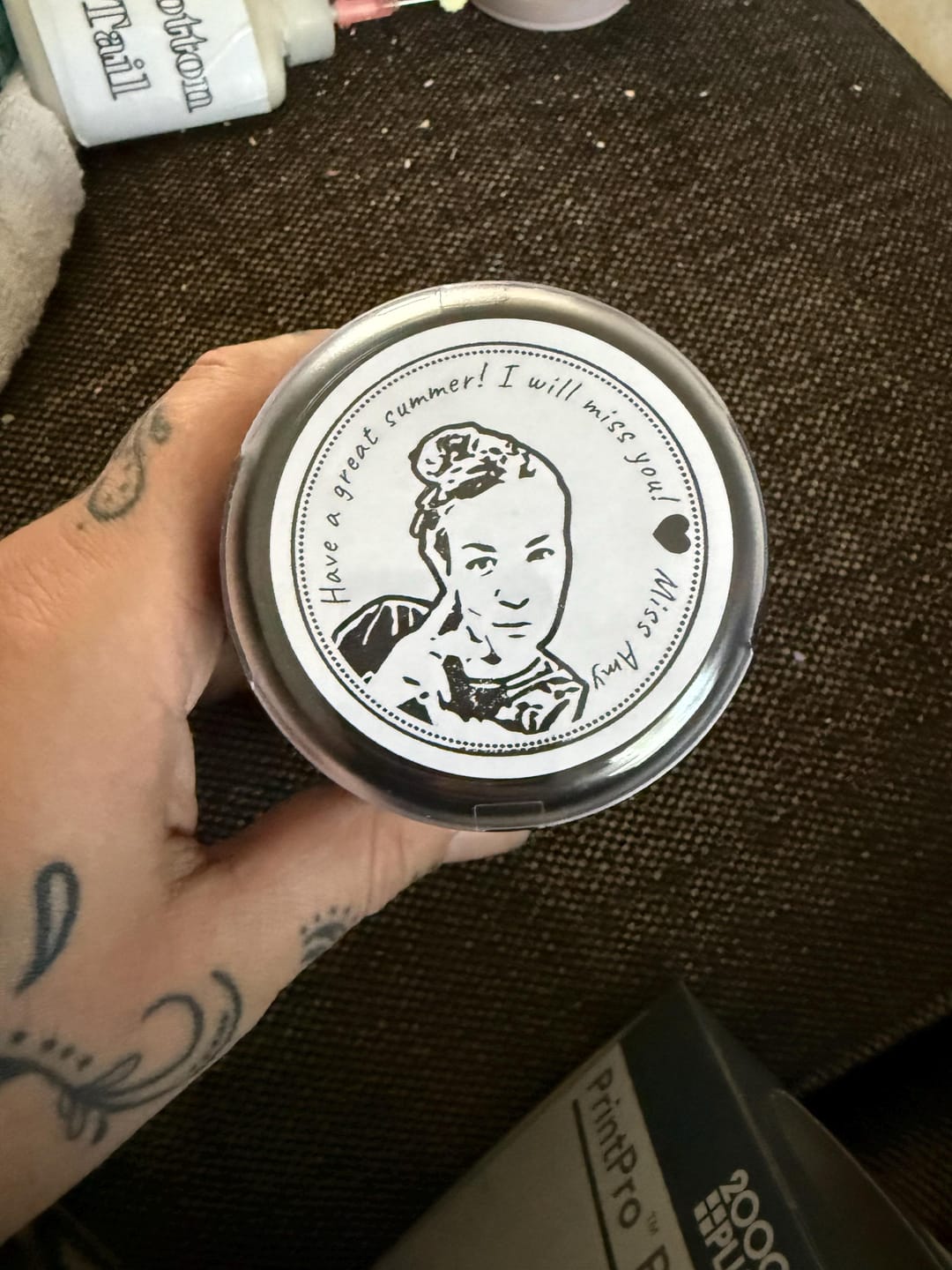 Customer photo review of Face Stamp﹘ Self-Inking Stamp﹘US