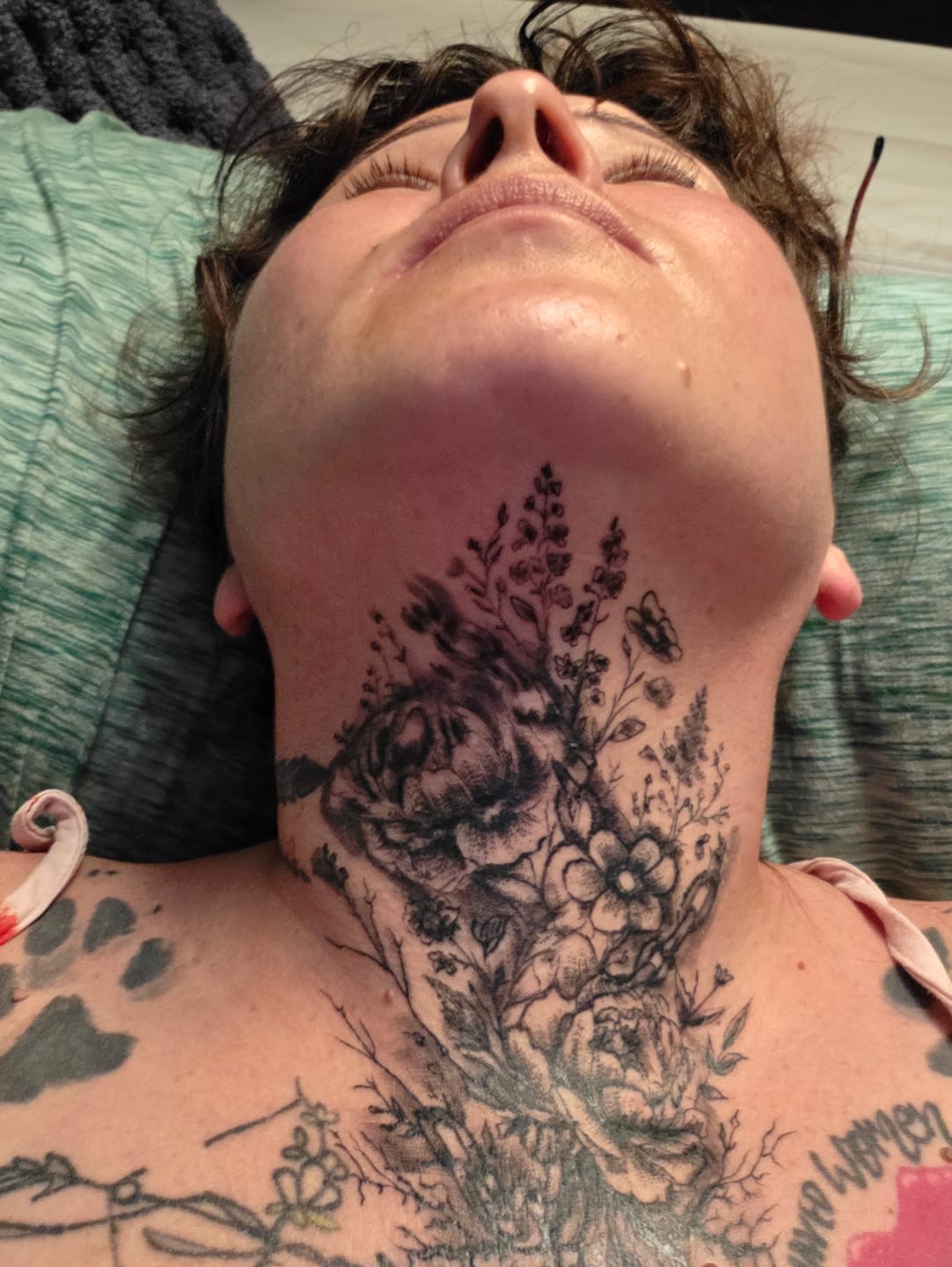 Customer photo review of Painless Tattoo Numbing Cream