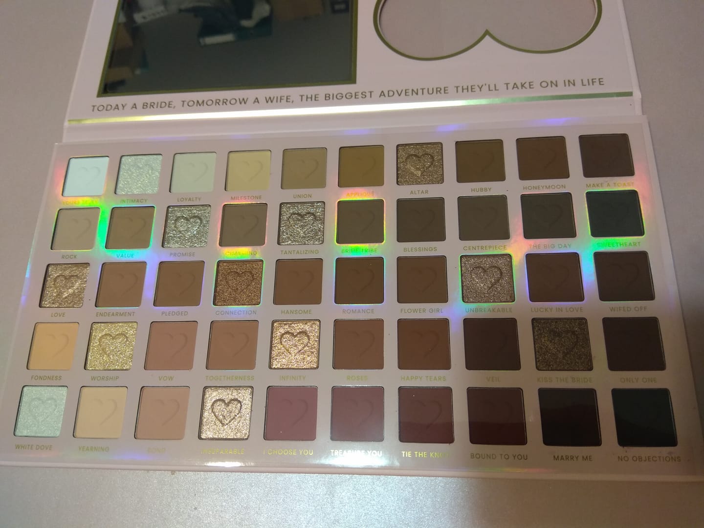 Recenzja zdjęć klientów dotycząca palety Wedding Wish XL