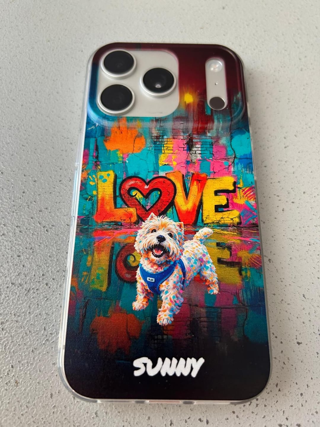 Customer photo review of Personalisierte Handyhülle - Streetart