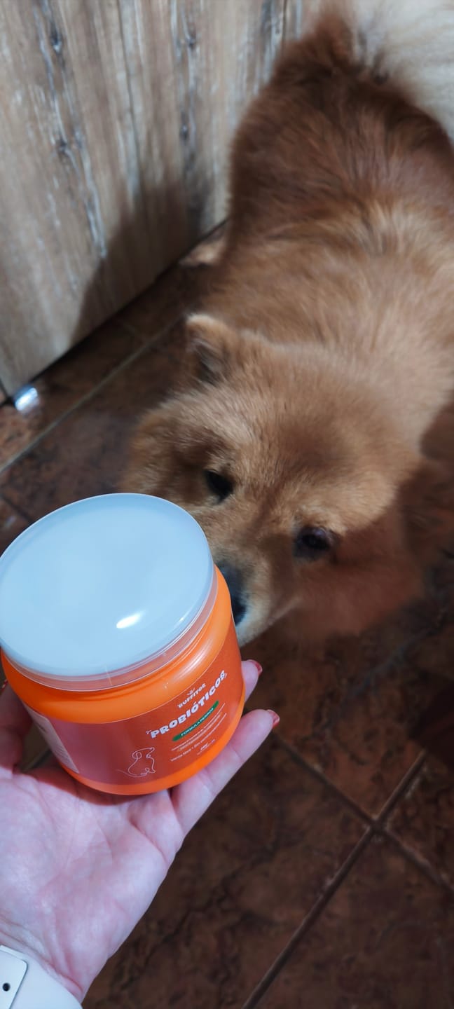 Customer photo review of Probioticos para perros
