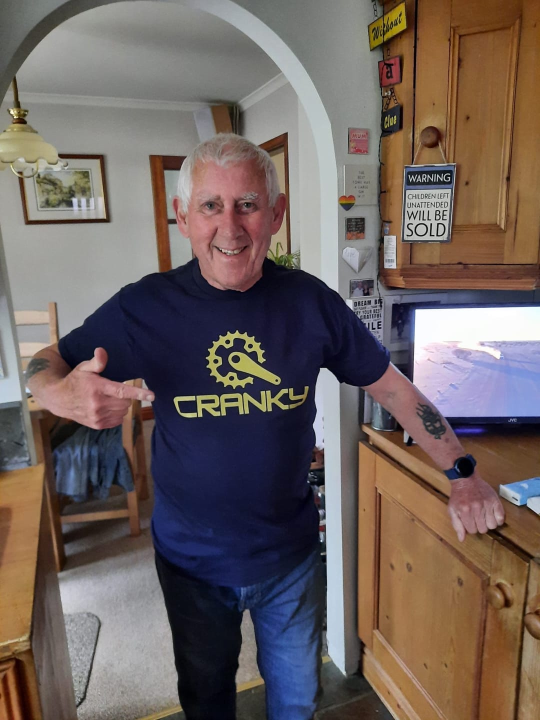 Customer photo review of Cranky T-Shirt