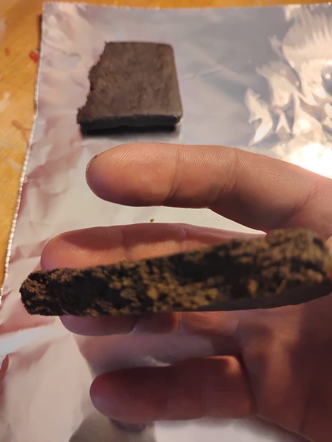 Customer photo review of Premium THCa Hash Bar