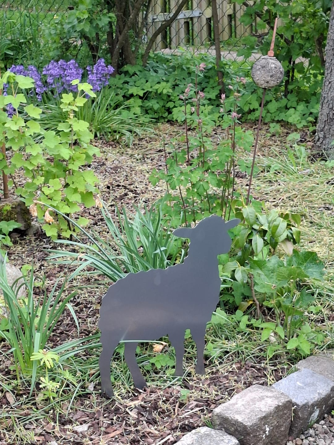 Customer photo review of Gartenstecker Schaf