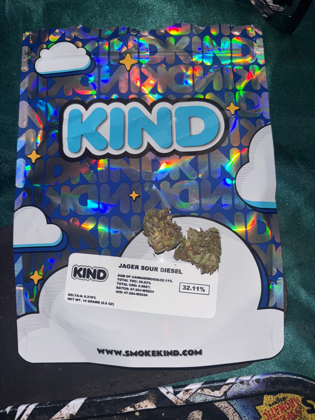 Customer photo review of Jager Sour Diesel - 14 Grams - Hybrid