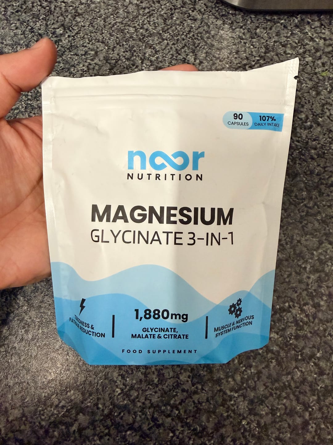 Customer photo review of Magnesium Glycinate Complex