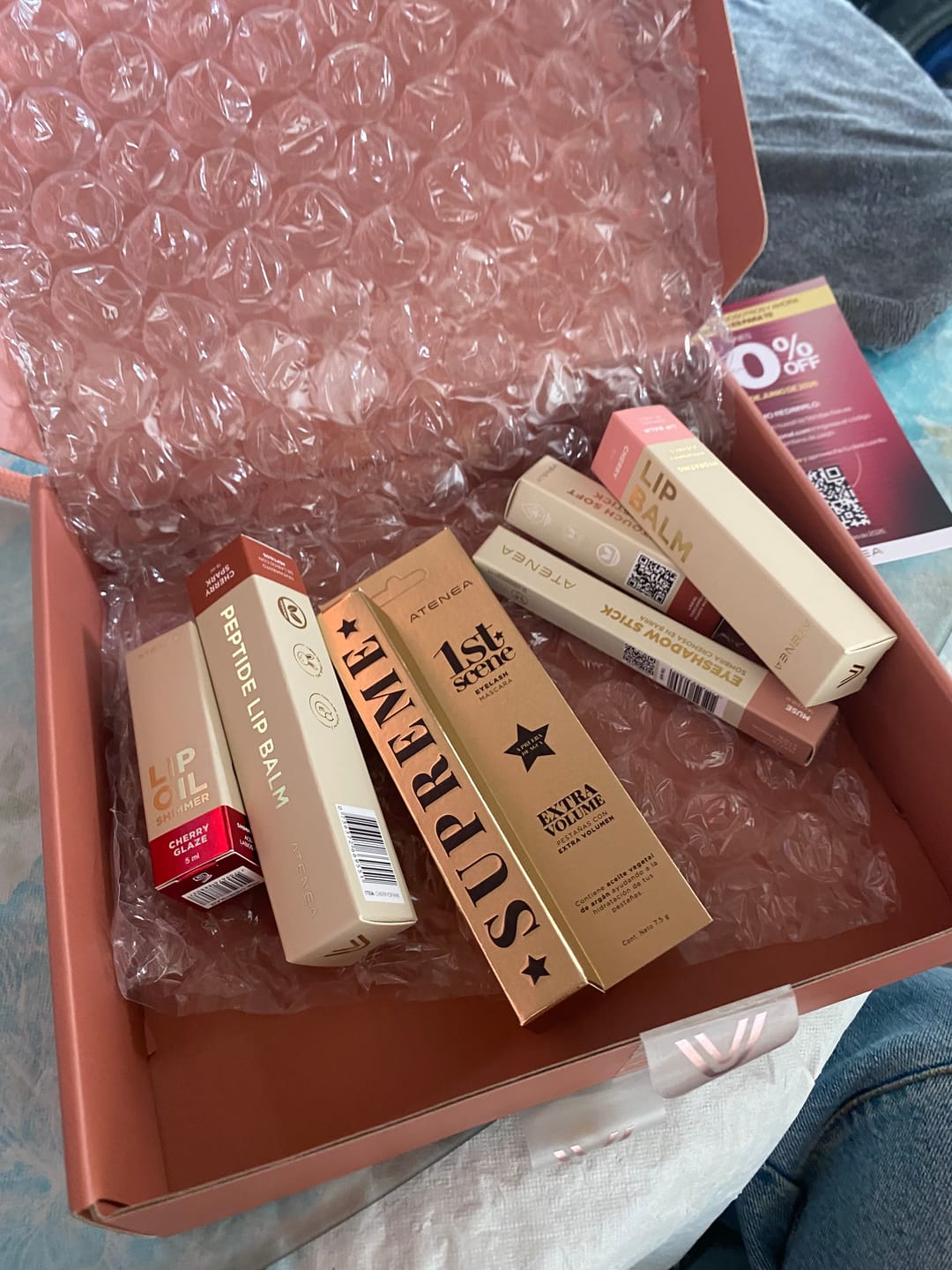 Customer photo review of PEPTIDE LIP BALM