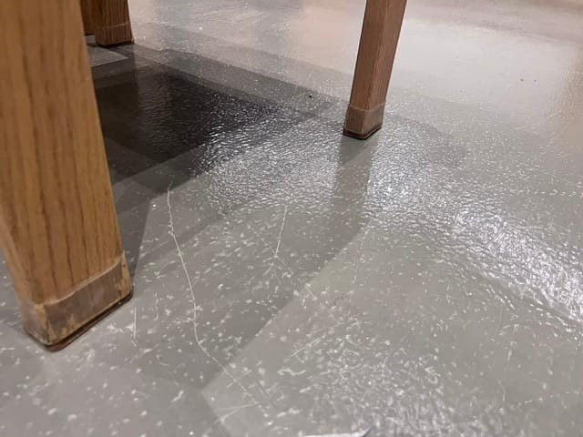 Customer photo review of Rectangle Chair Leg Floor Protectors | Silicone Chair Leg Caps