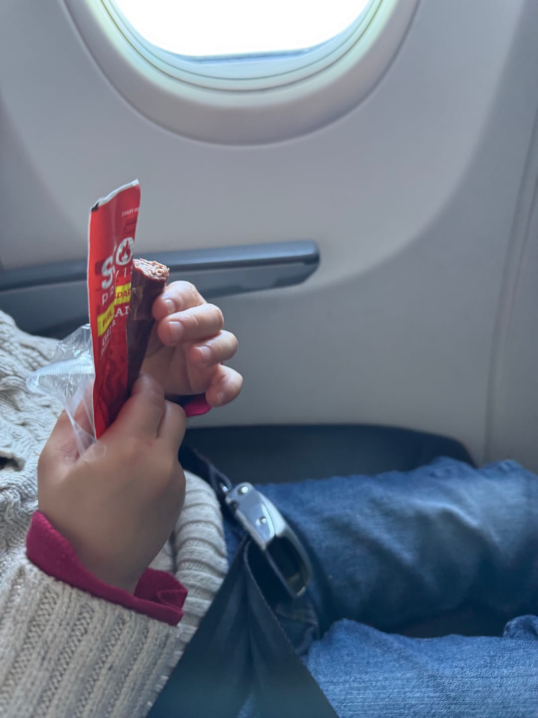 Customer photo review of Original Beef Snack Sticks (10 Pack)