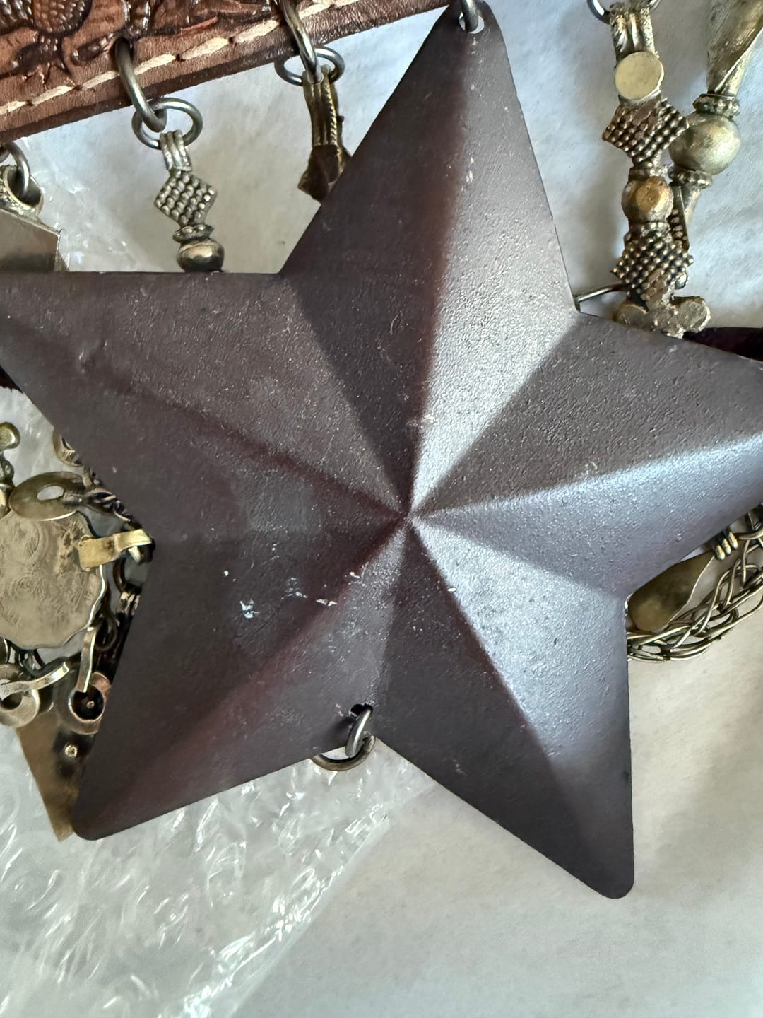 Customer photo review of Nomad Leather Choker
