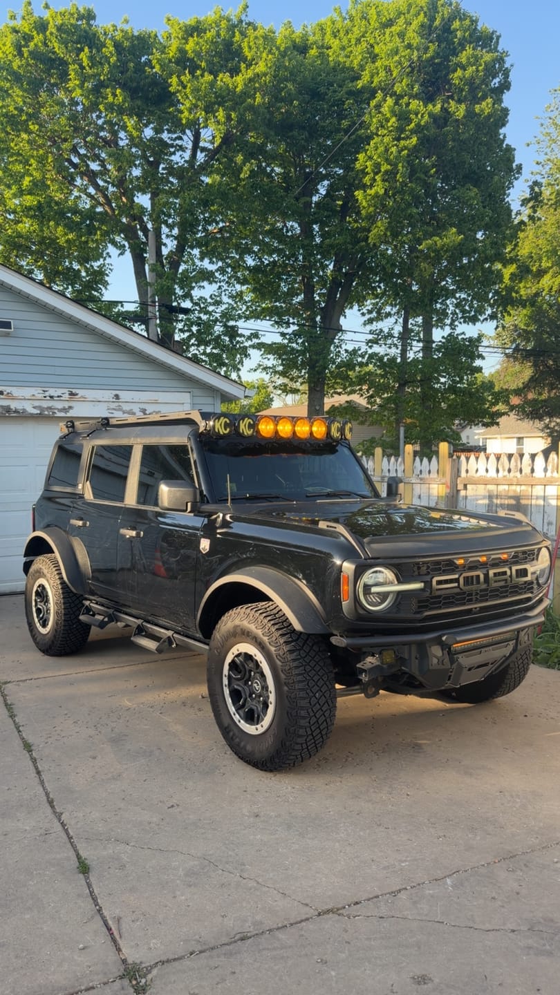 Customer photo review of KC light bar mount