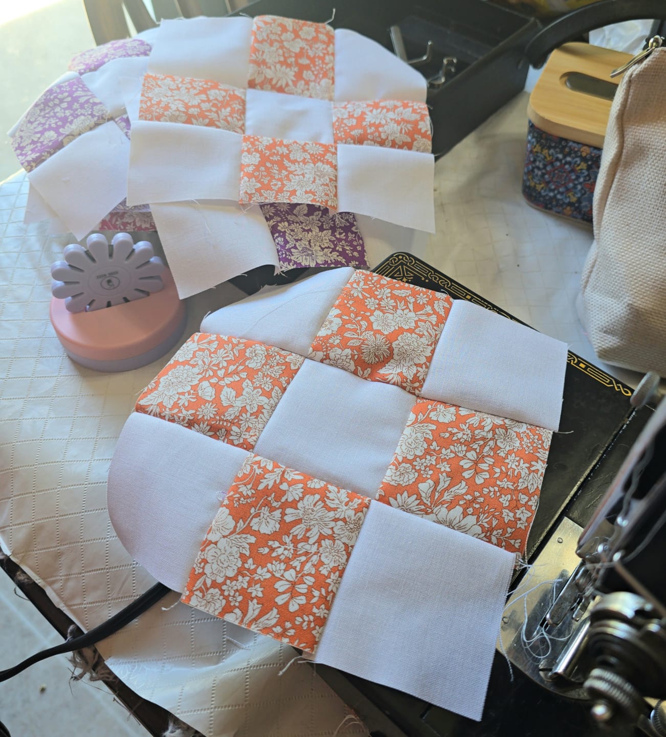 Customer photo review of Star Studded Pre Cut Quilt Kit by GiGi's Thimble featuring Libery Of London Fabrics by Emily Belle