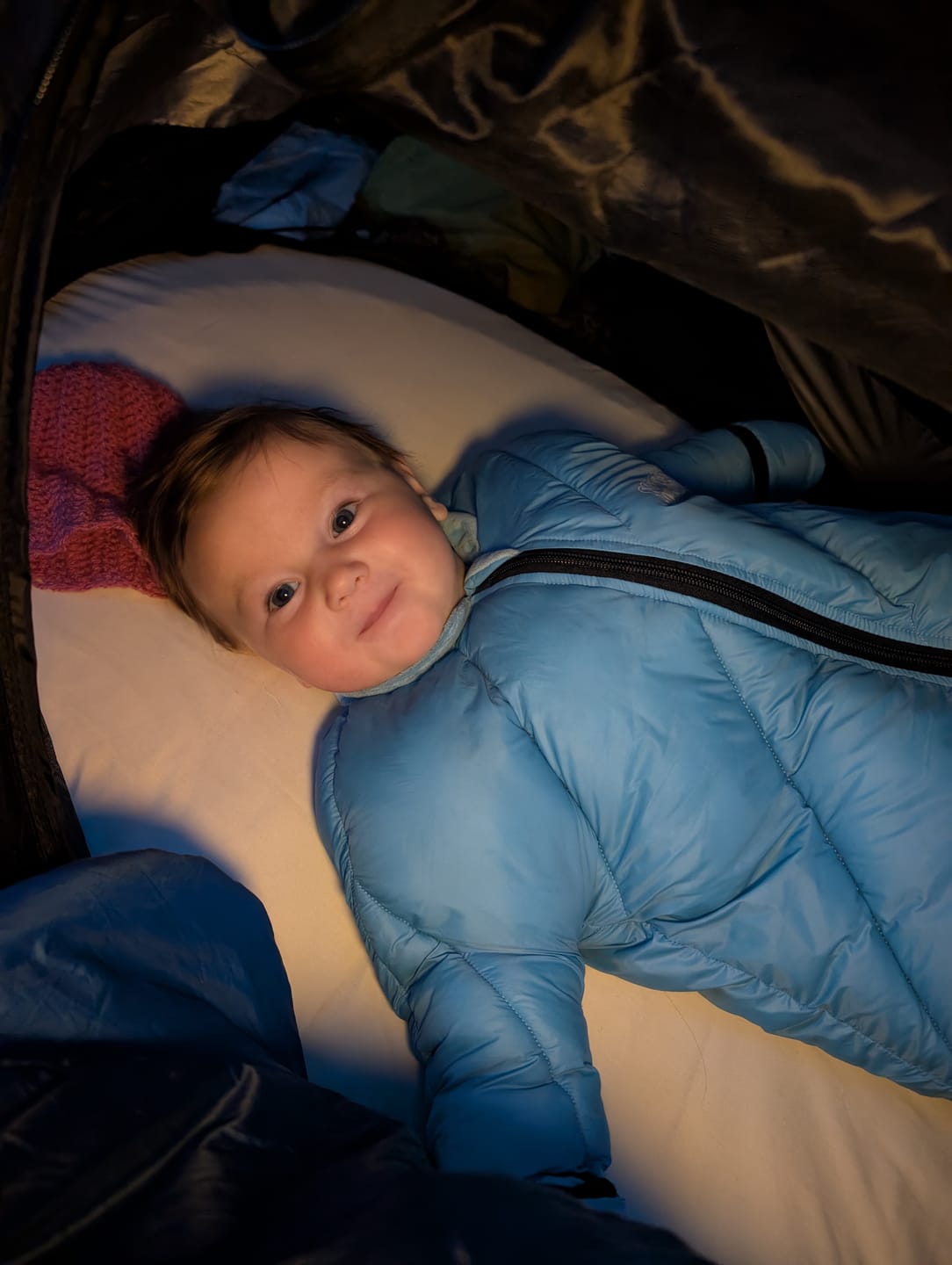 Customer photo review of Little Mo Baby Sleeping Bag (6-18 months)