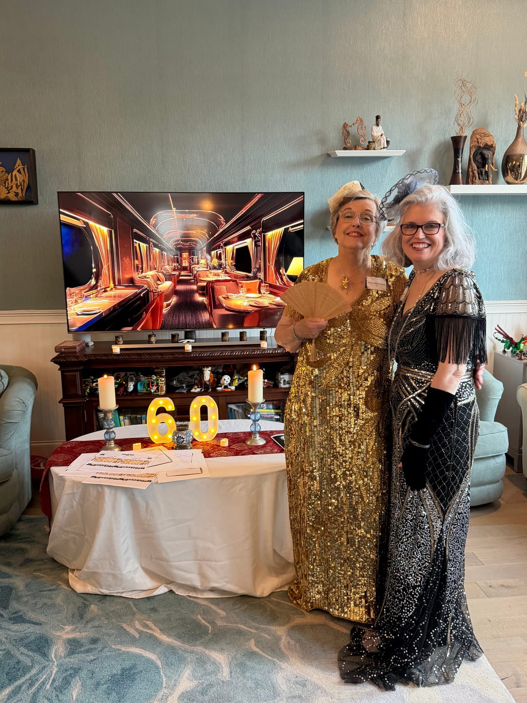 Customer photo review of Midnight on the Orient Express - An Agatha Christie themed murder mystery