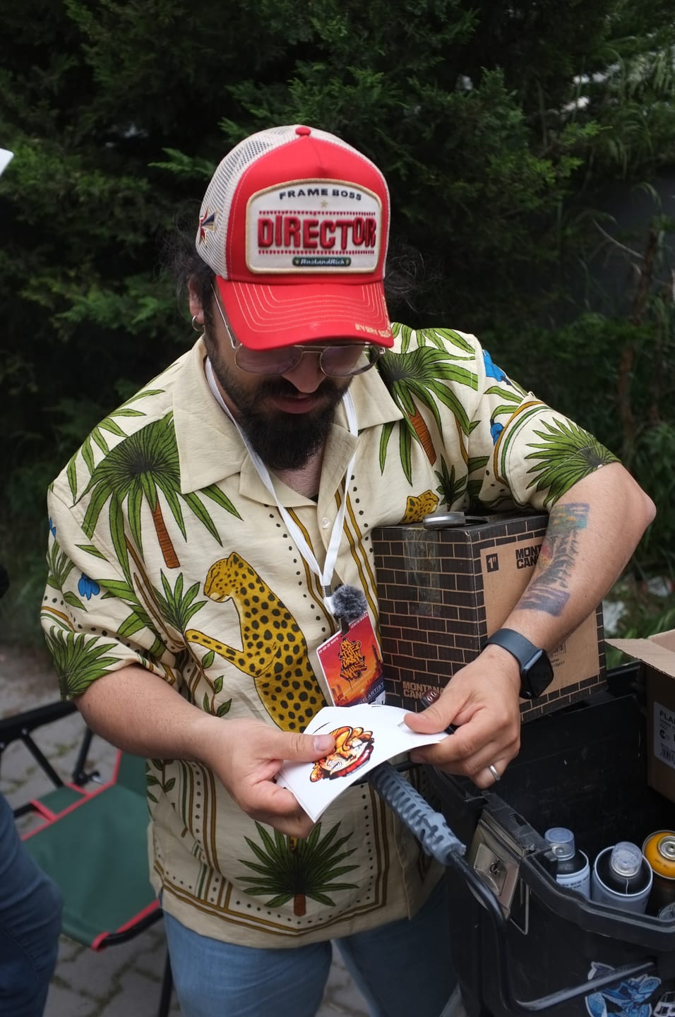 Customer photo review of Trucker Hat - Professional Collection - Director - Kırmızı