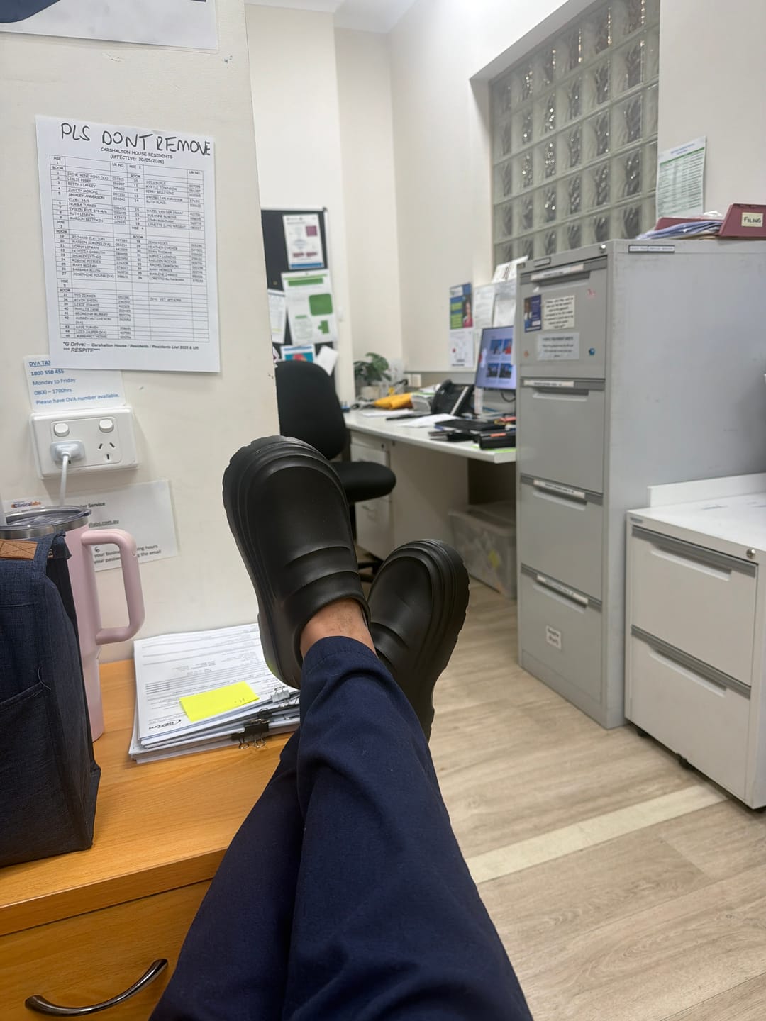 Customer photo review of The Snuggi Work Clogs (Unisex)