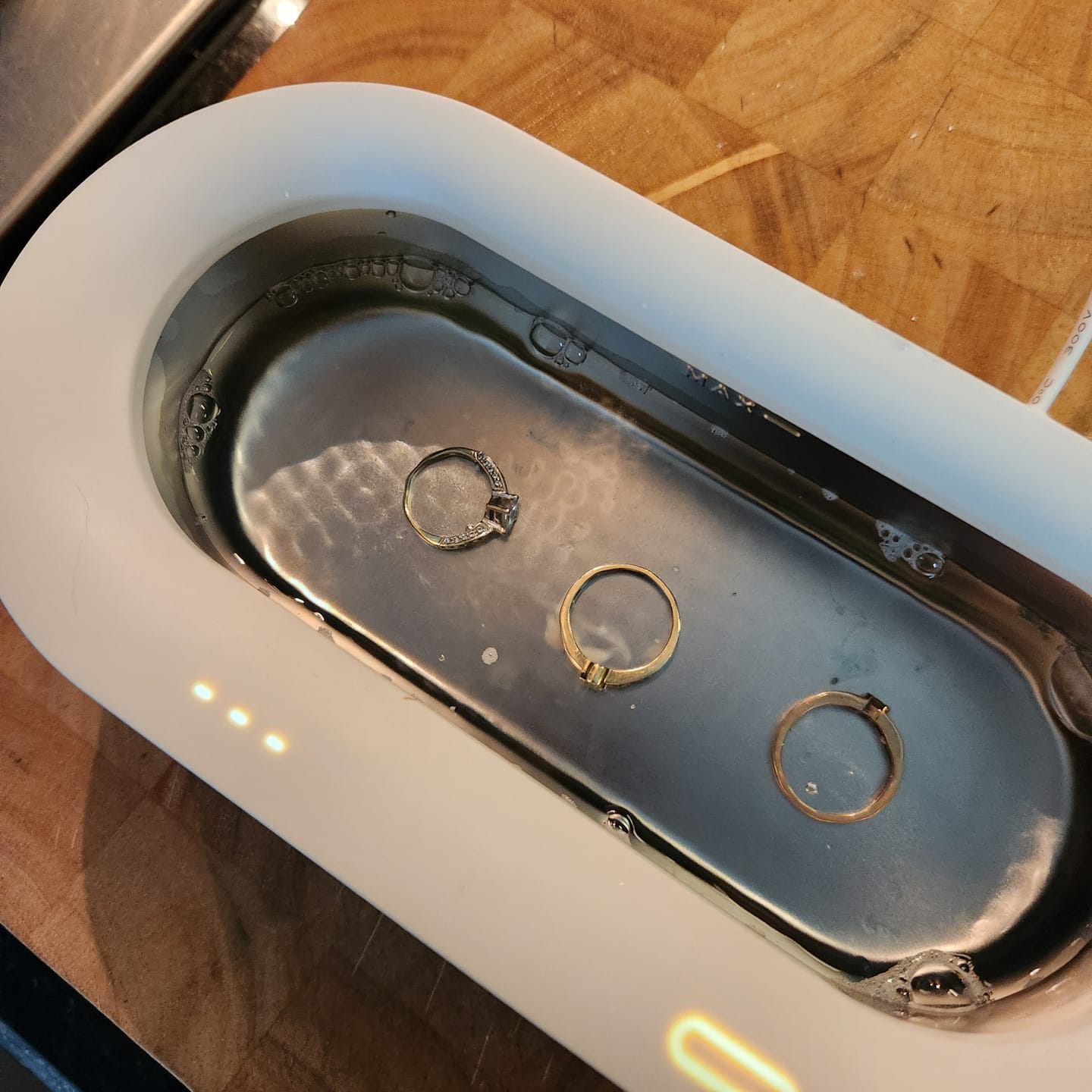 Customer photo review of akua sonic cleaner