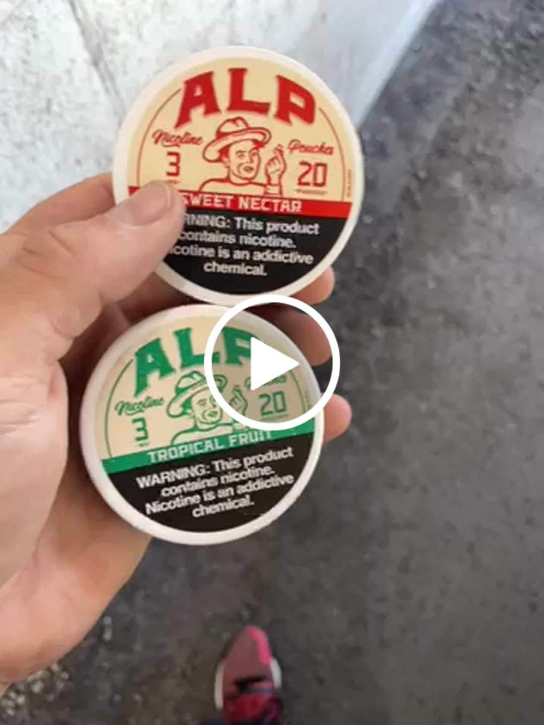 Customer video review of Mountain Wintergreen Nicotine Pouches