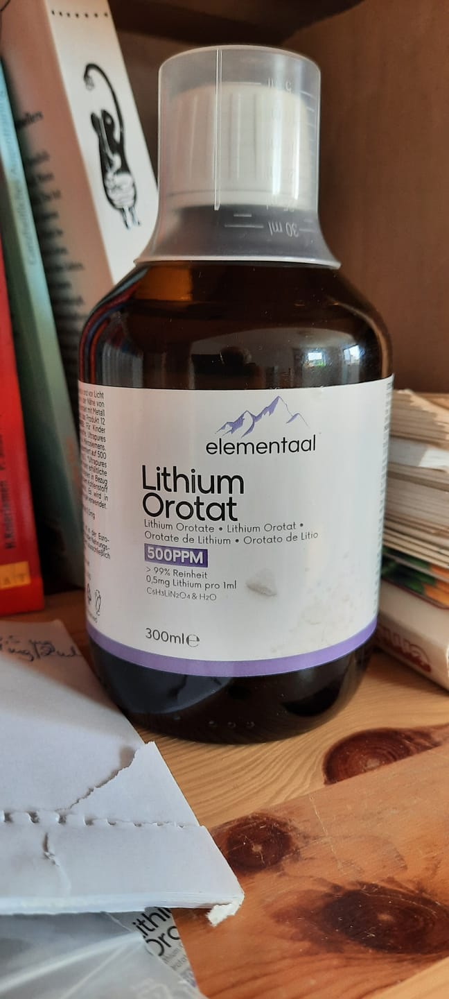 Customer photo review of Elementaal® Lithium Orotat | inkl. Dosierspritze, Messbecher & Pipette