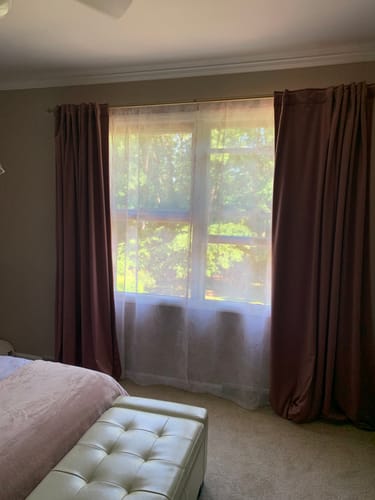 Customer photo review of Classic Velvet Custom Curtain