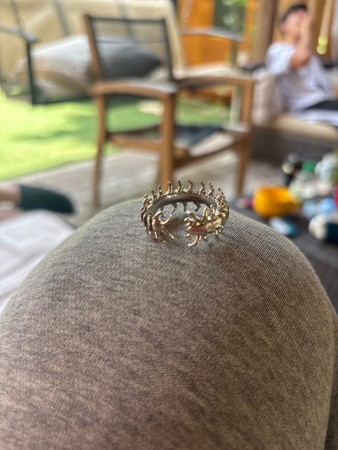 Customer photo review of CENTIPEDE RING