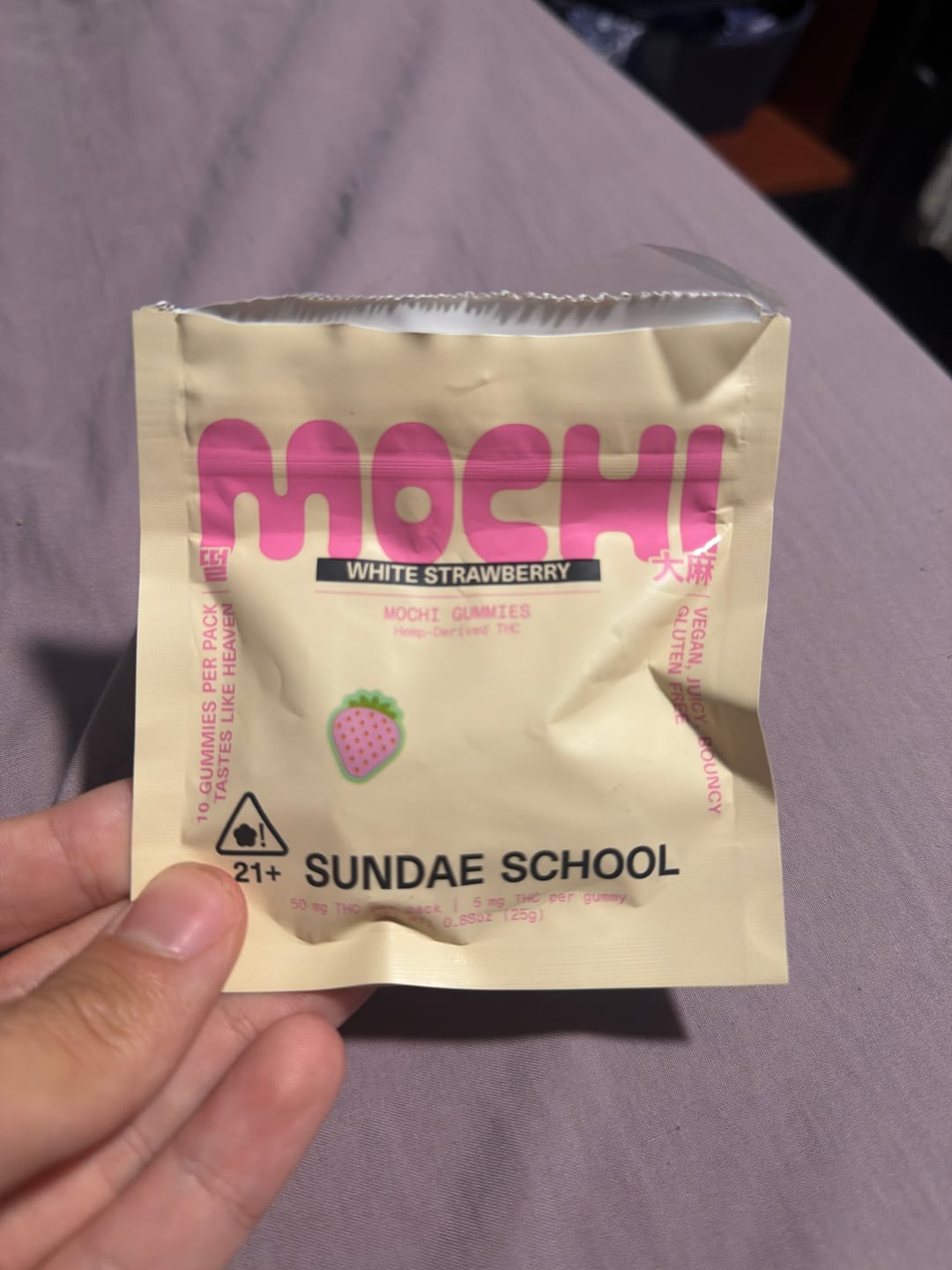 Customer photo review of White Strawberry (5mg) Mini