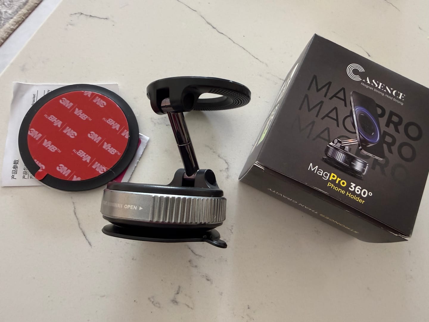 Customer photo review of 360° MagPro Magnetic Phone Holder by Casence