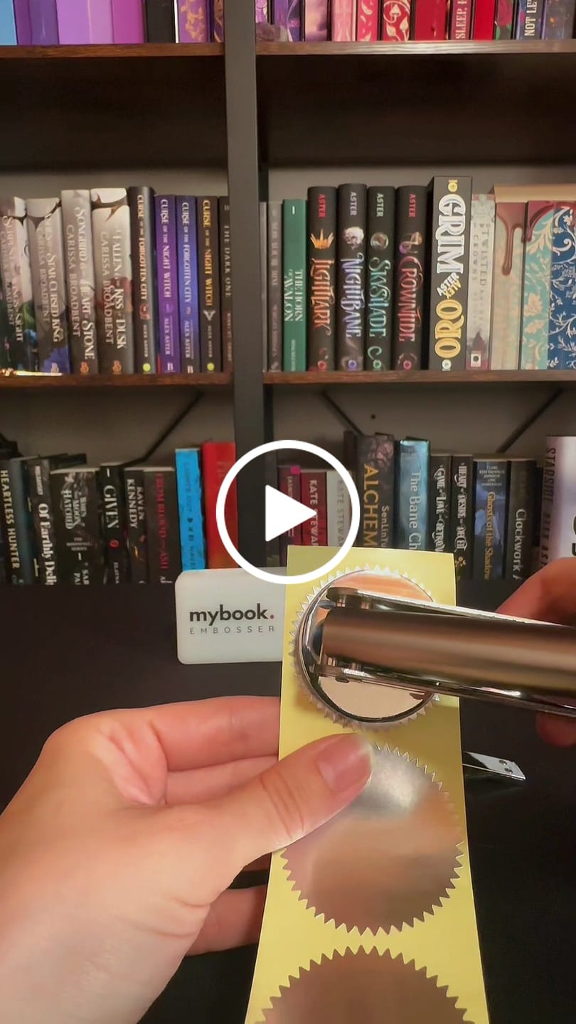 Customer video review of My Book Embosser – Custom Book Embosser