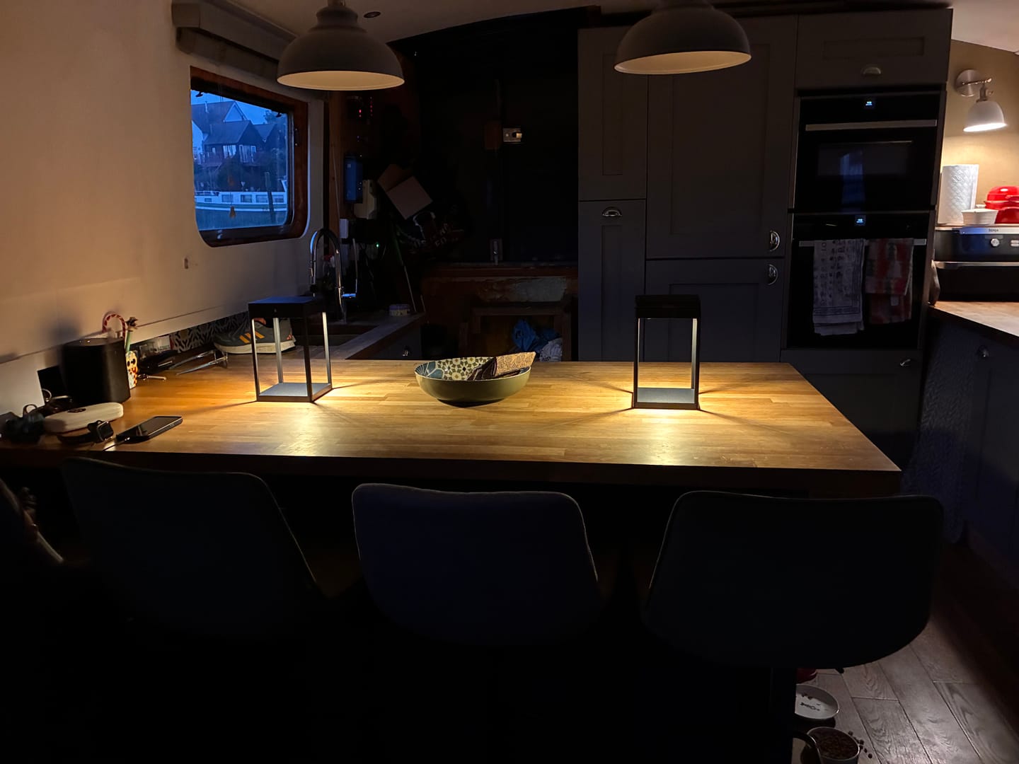 Customer photo review of Luxury Metal Solar Lantern