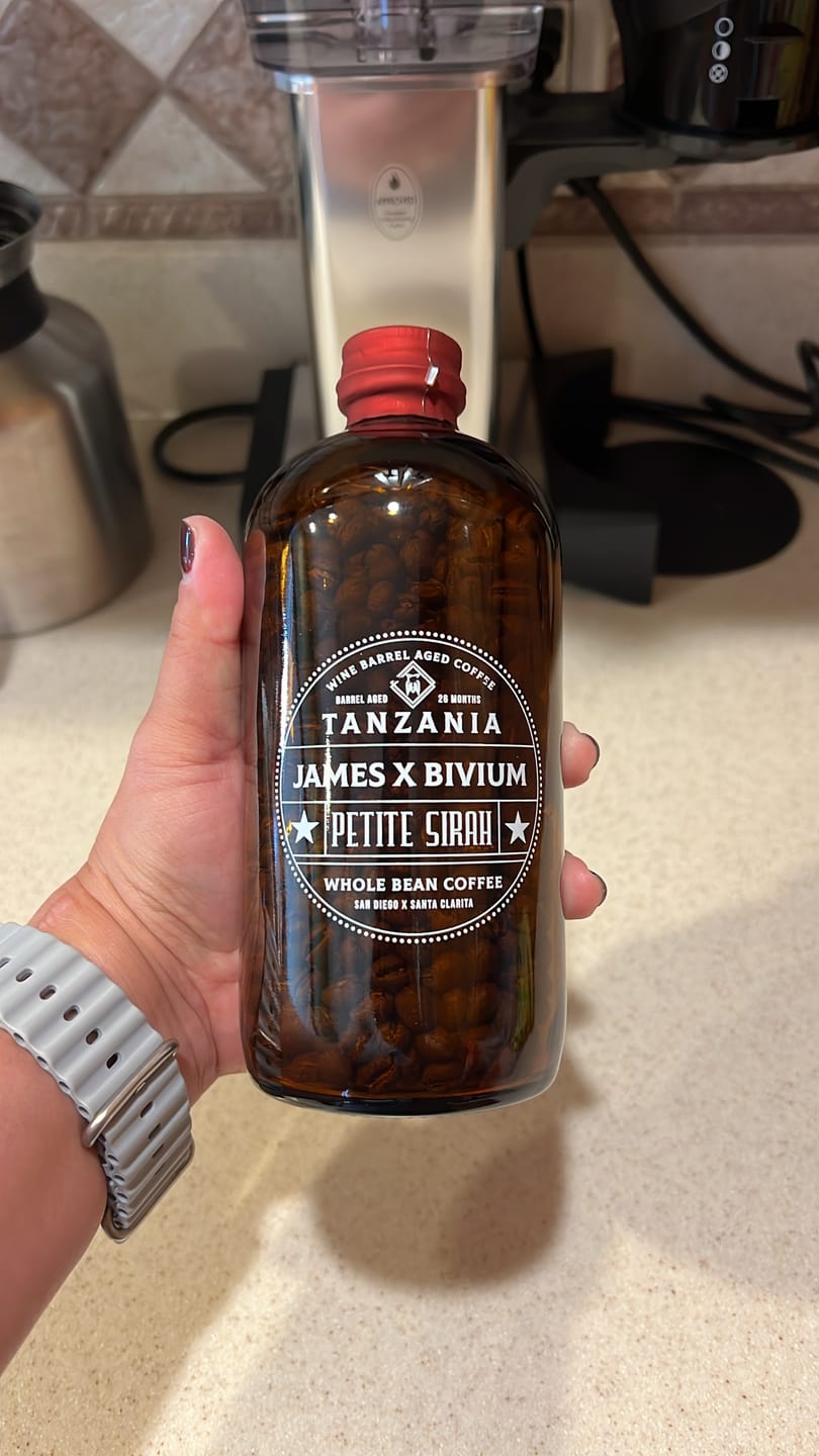 Customer photo review of Wine Barrel Aged Tanzania