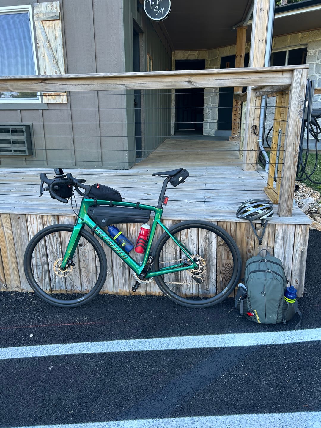 Customer photo review of The Original Handlebar Bag