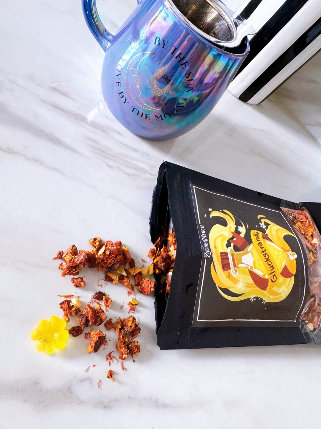 Customer photo review of Glückstrank – Zaubertrank Früchtetee Mango