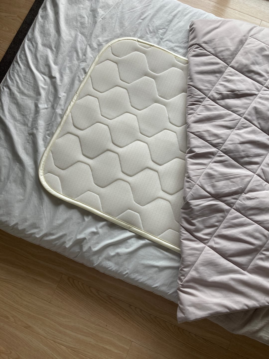 Customer photo review of SLEEP HEXAGON　ホルミシス敷パッド