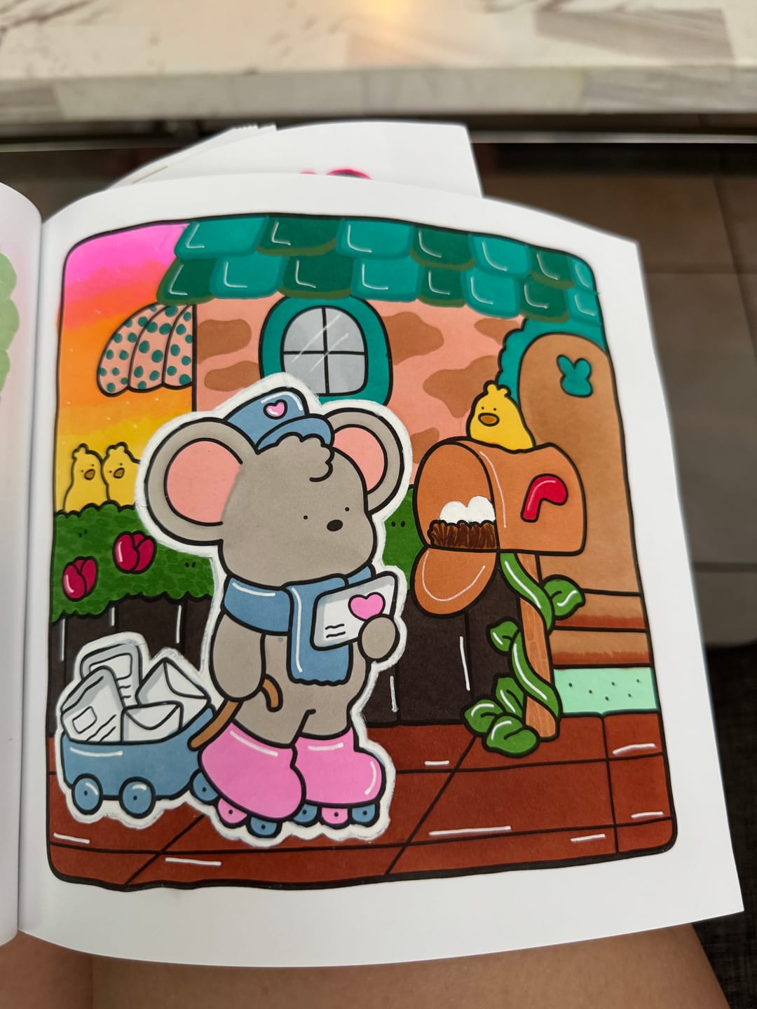 Customer photo review of Ohuhu Oahu 48 Pastel Colors Dual Tips Alcohol Art Markers, Fine & Chisel