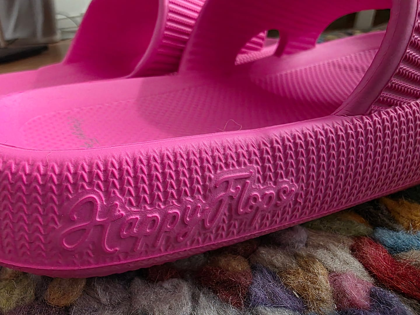 Customer photo review of HappyFlops Original Drop 002